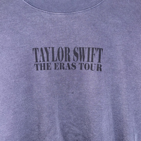 Taylor Swift Sweaters - Taylor Swift Eras Tour Official Merch - Blue Crewneck